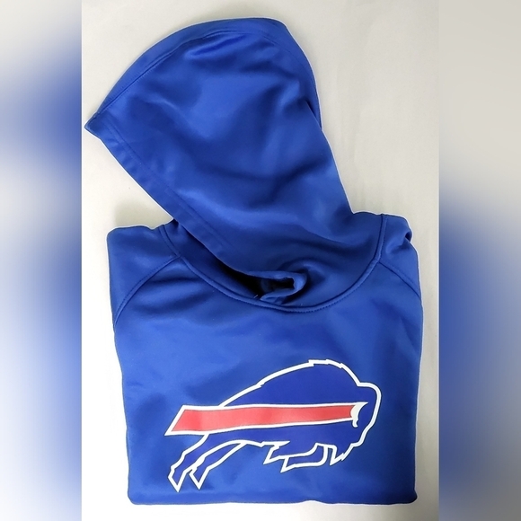 NFL Buffalo Bills Soft Shell Hoodie Blue Women's Size XS/S Option (TAG: Girls L) - Picture 5 of 6